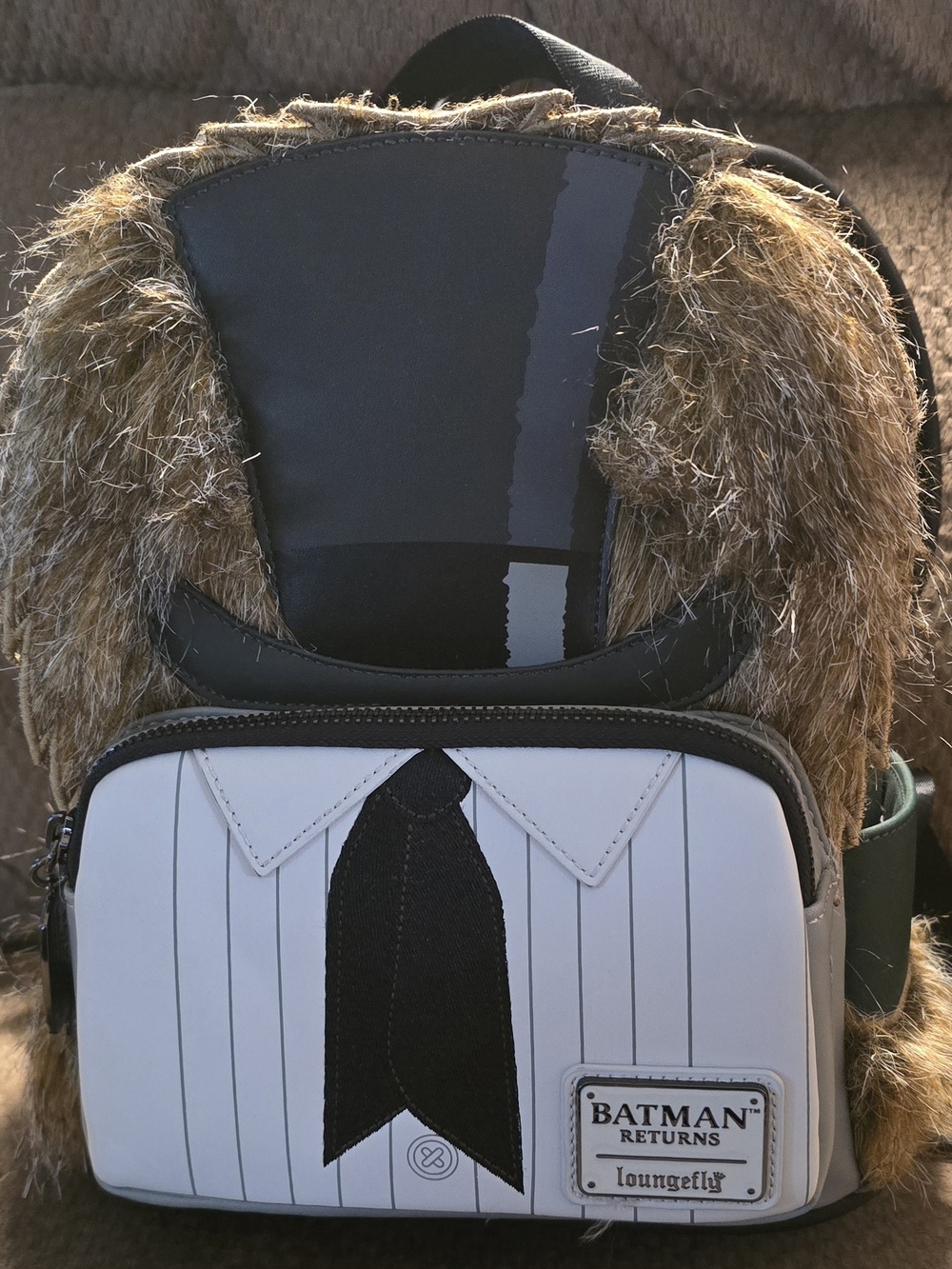 **NWT** Loungefly Batman Returns "The Penguin" Mini Backpack - Brown/Black